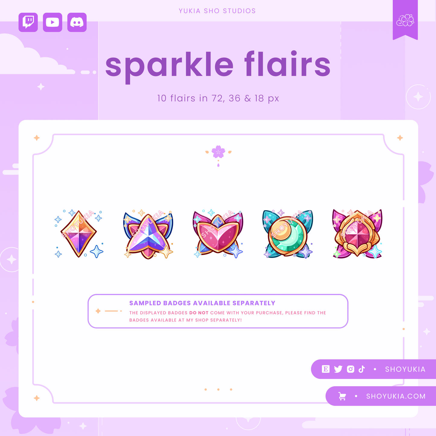 Sparkle (Subtle) Twitch Badge Flair