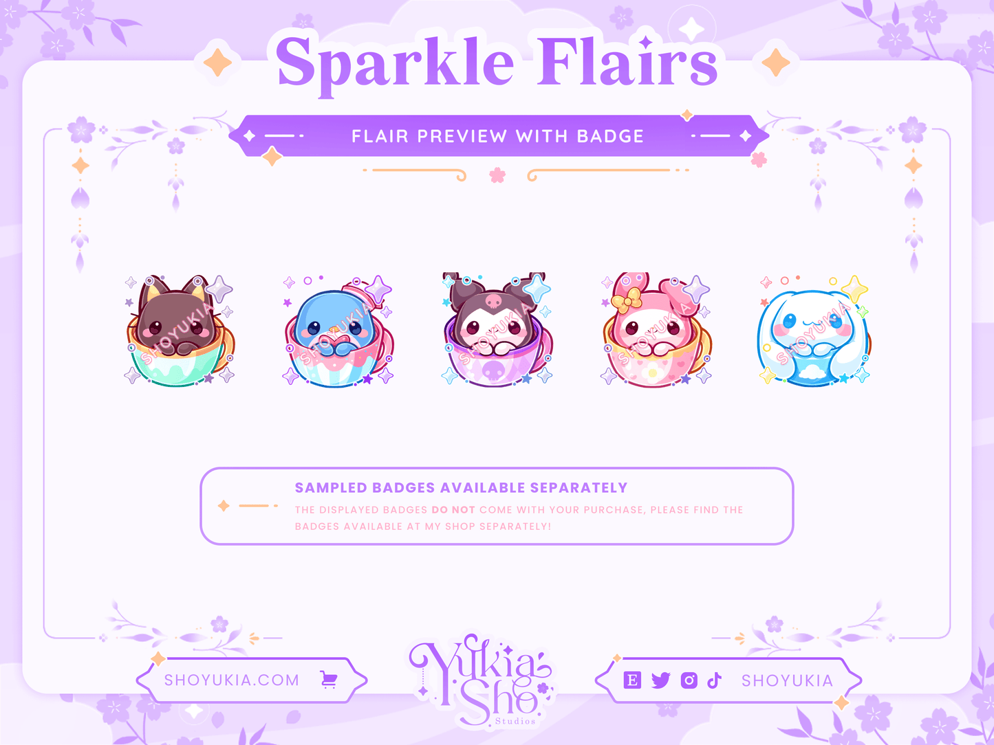 Sparkle Twitch Badge Flair