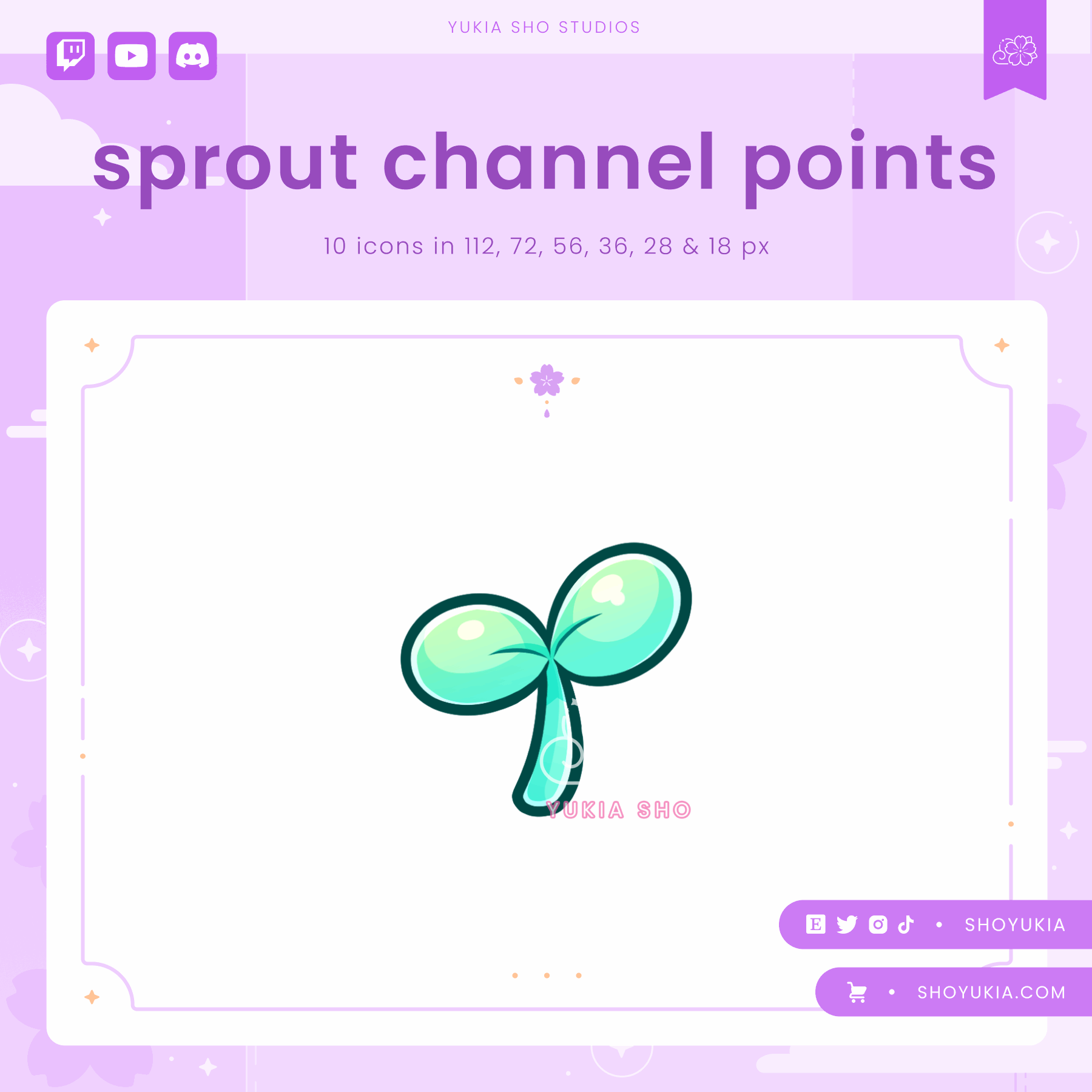Twitch Channel Points Icons – Unique Designs for Streamers – Yukia Sho ...