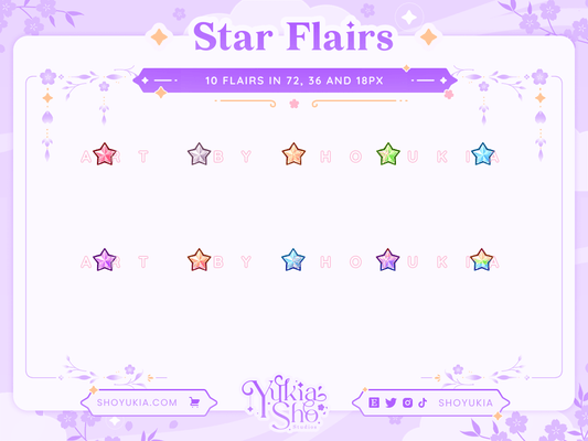 Star Twitch Badge Flair