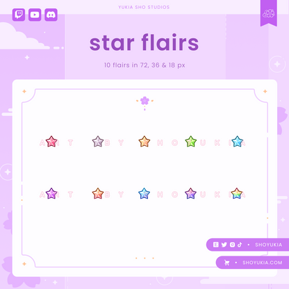 Star Twitch Badge Flair