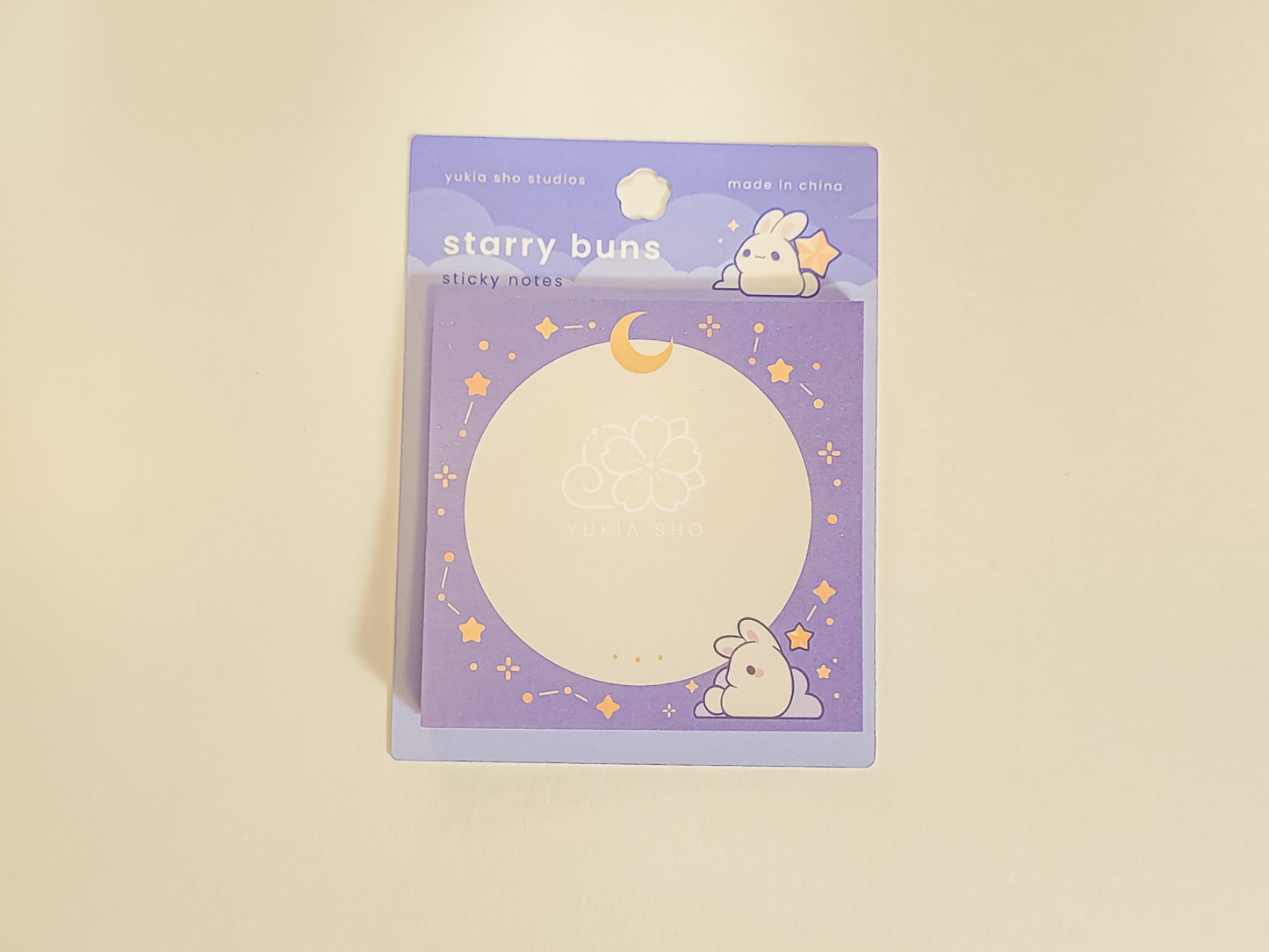 starry buns sticky notes