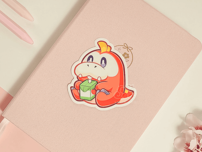 PKMN Gen 9 Starter 3" Vinyl Stickers - Yukia Sho Studios Ltd.