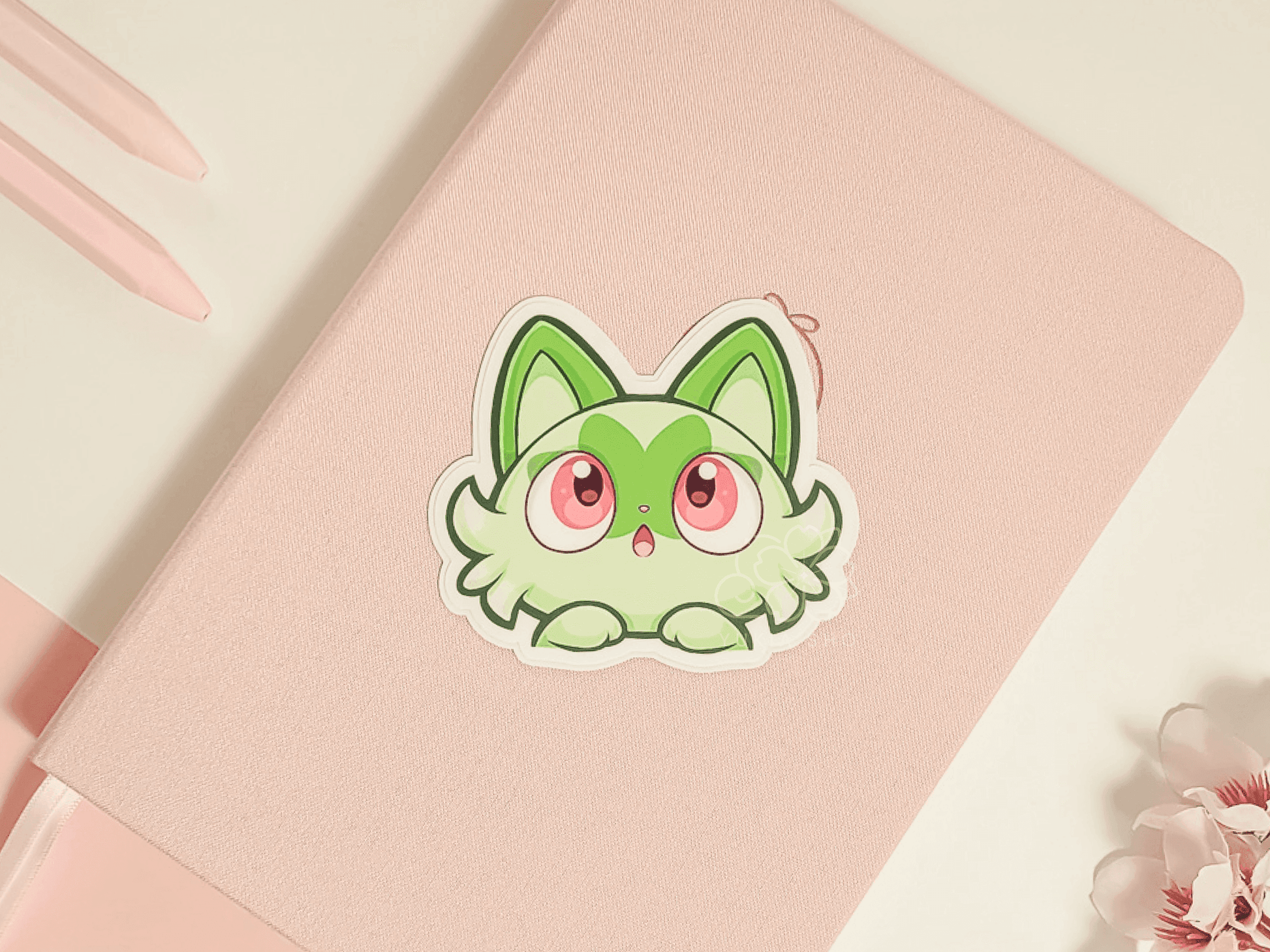 PKMN Gen 9 Starter 3" Vinyl Stickers - Yukia Sho Studios Ltd.