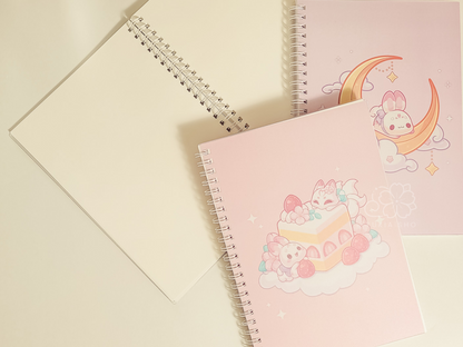 Usagi Moon A5 Reusable Sticker Book