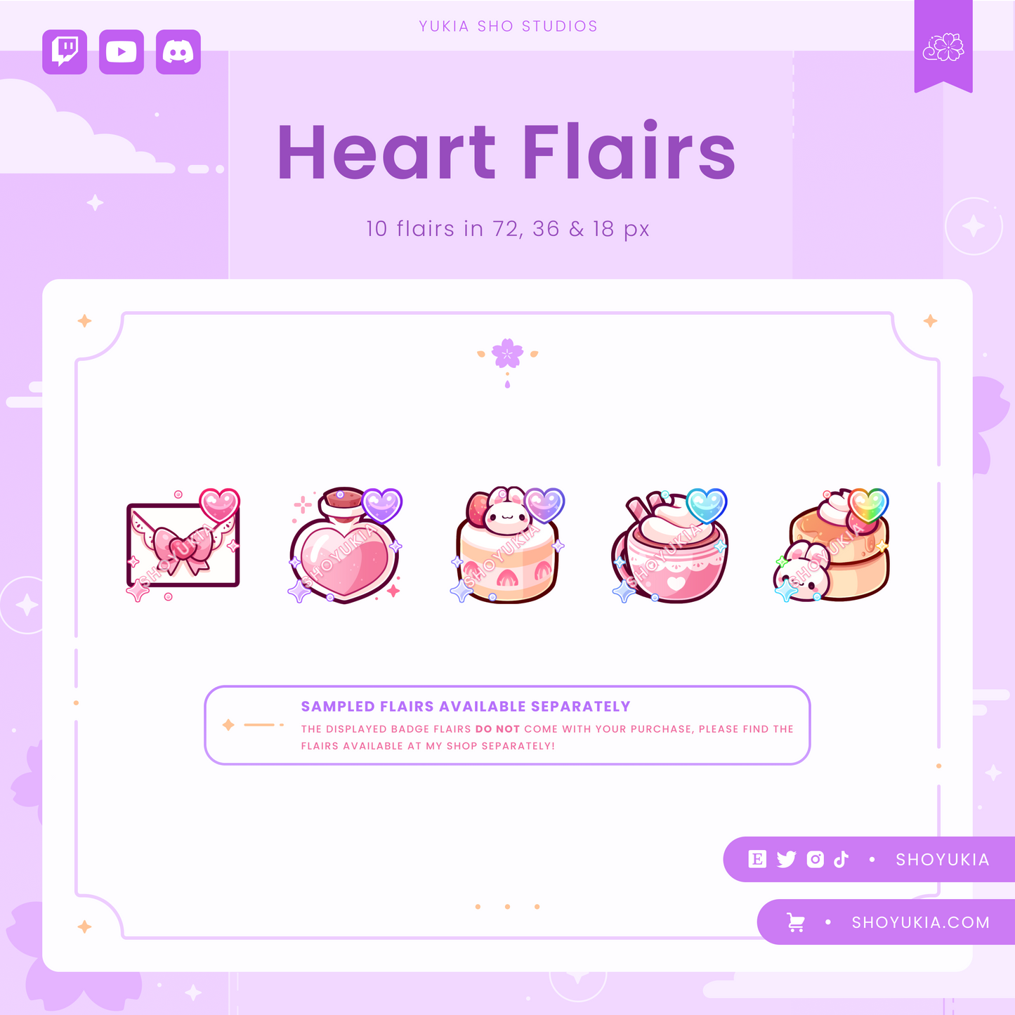 Sweetheart Sub Badges