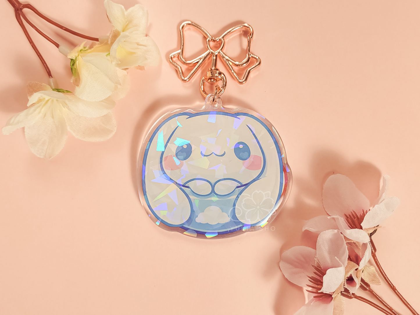 Kawaii Cinna Teacup 2.5" Acrylic Keychain Charm