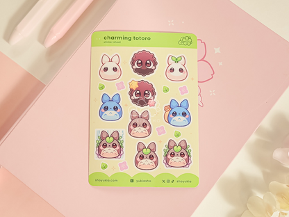 Charming Forest Spirit Mini Sticker Sheet