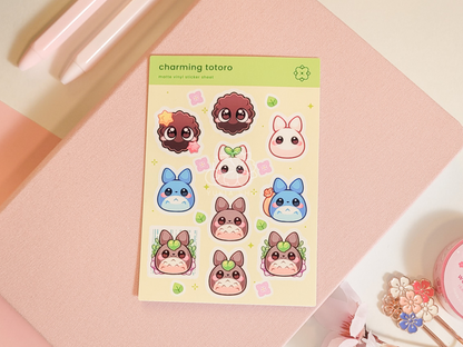 Charming Forest Spirit Mini Sticker Sheet