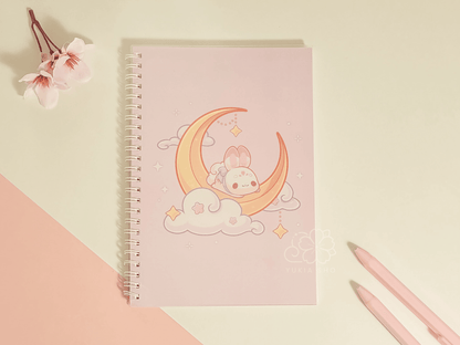 Usagi Moon A5 Reusable Sticker Book