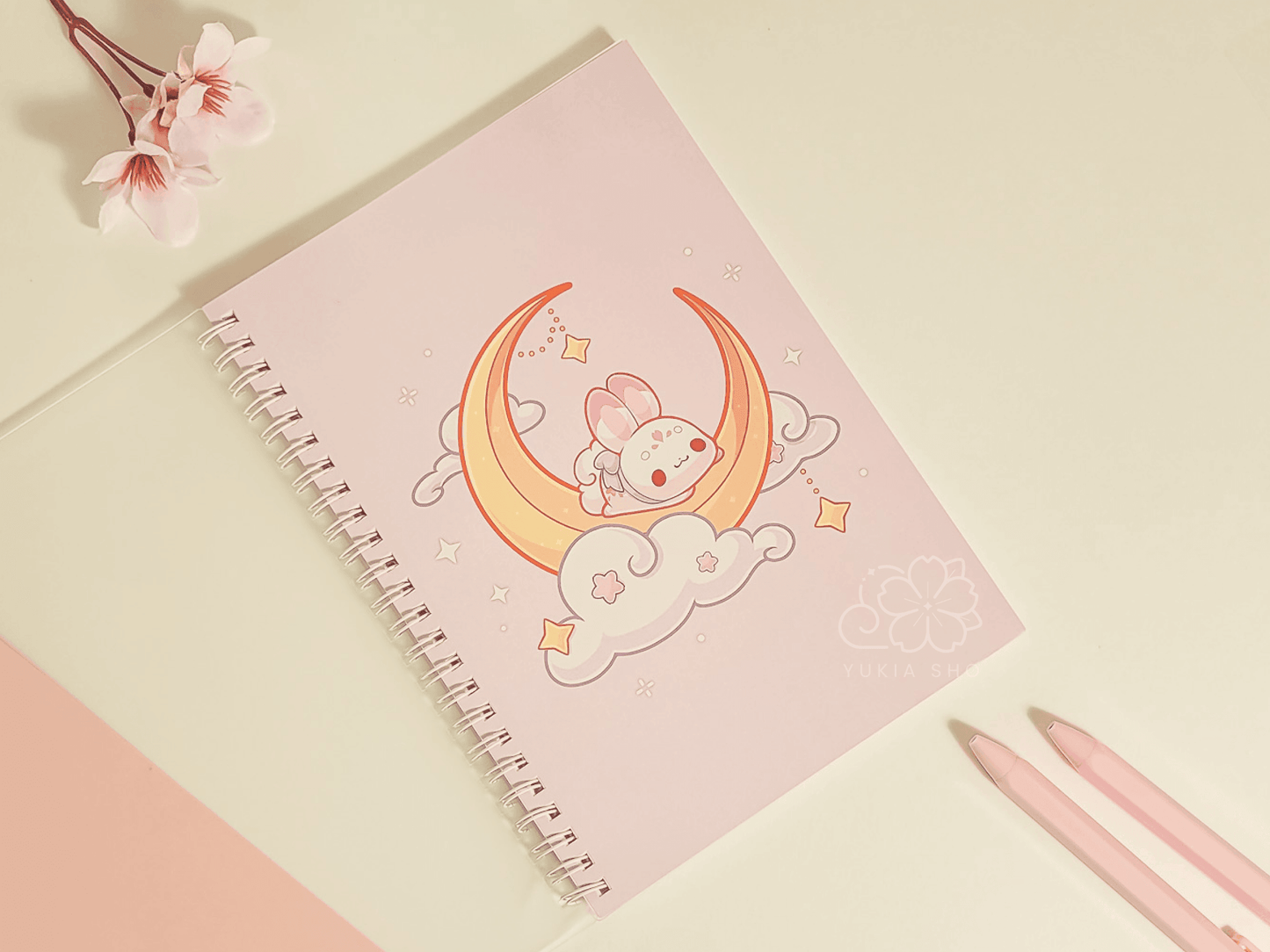 Usagi Moon A5 Reusable Sticker Book