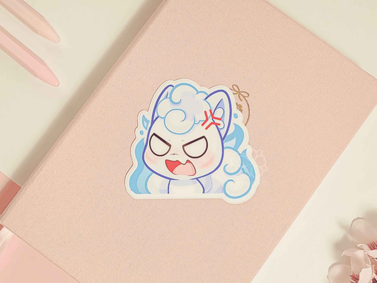 PKMN Alolan Vulpix 3" Vinyl Stickers