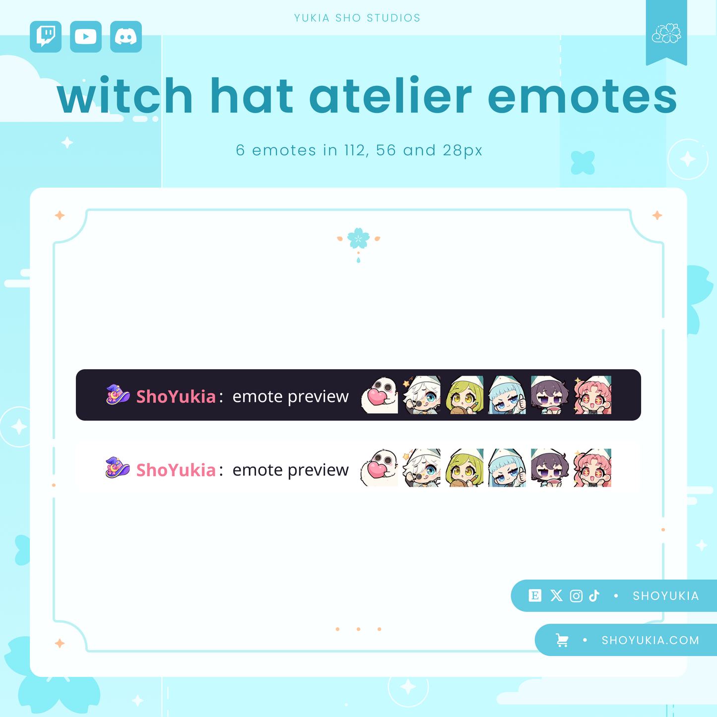 Genshin Impact Ayaka Emotes for Twitch/Discord
