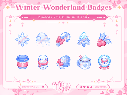 Winter Wonderland Sub Badges