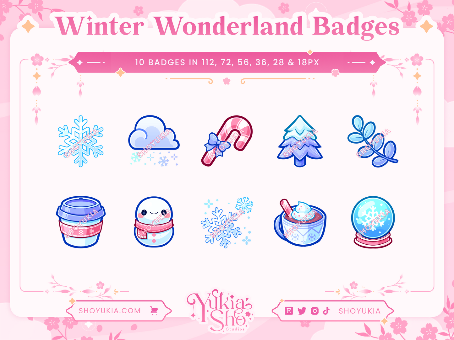 Winter Wonderland Sub Badges