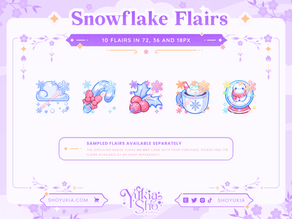 Winter Wonderland Sub Badges