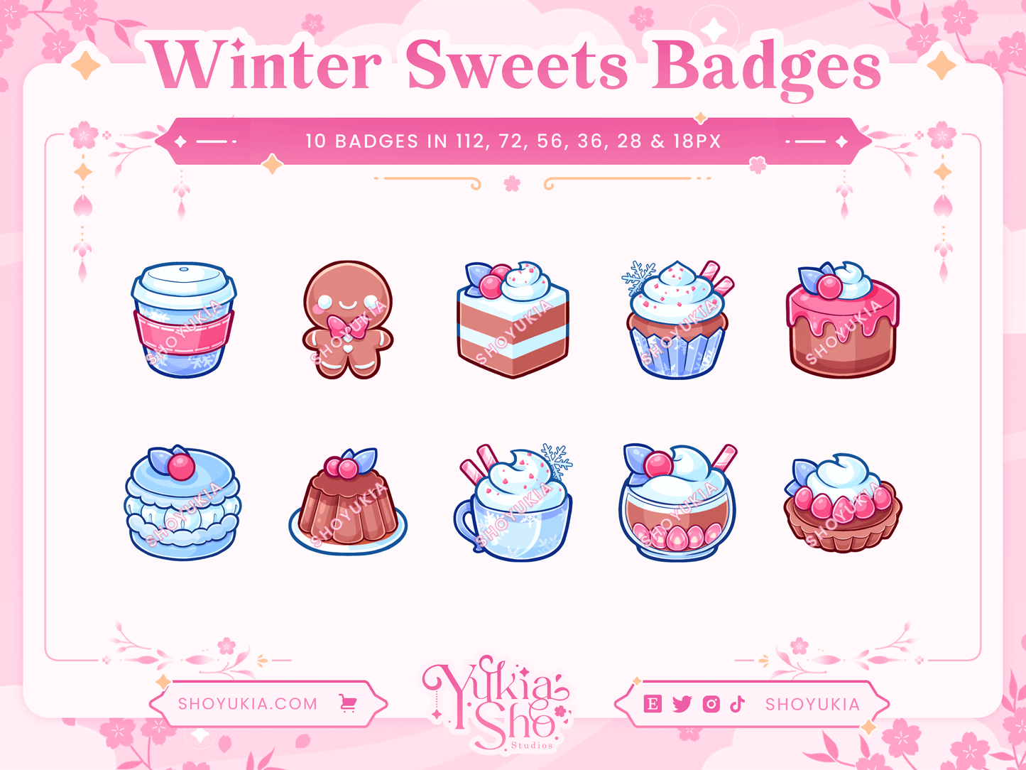 Winter Sweets Sub Badges