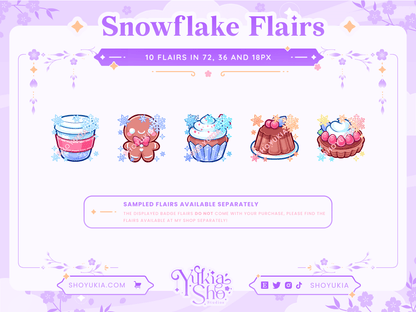 Winter Sweets Sub Badges