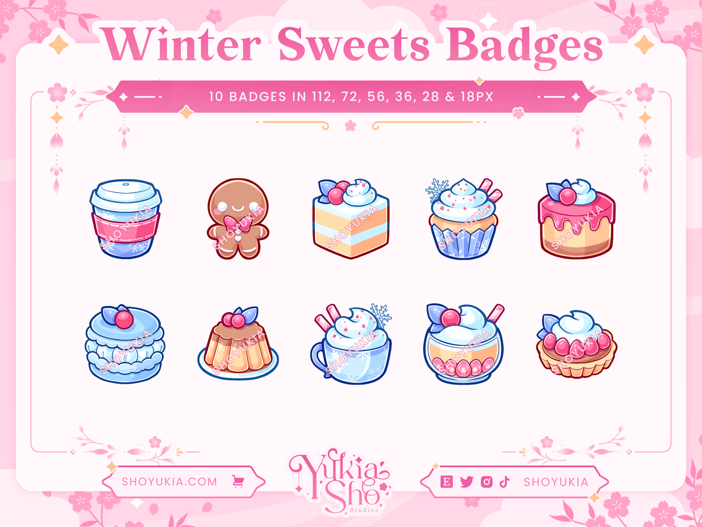 Winter Sweets Sub Badges