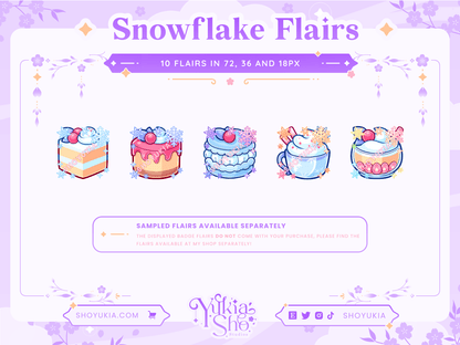 Winter Sweets Sub Badges