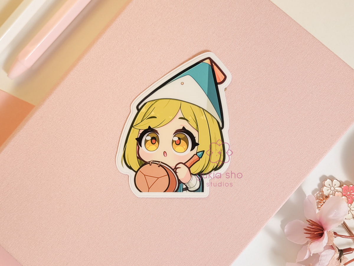 Witch Hat Vinyl Stickers