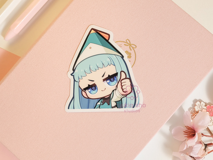 Witch Hat Vinyl Stickers