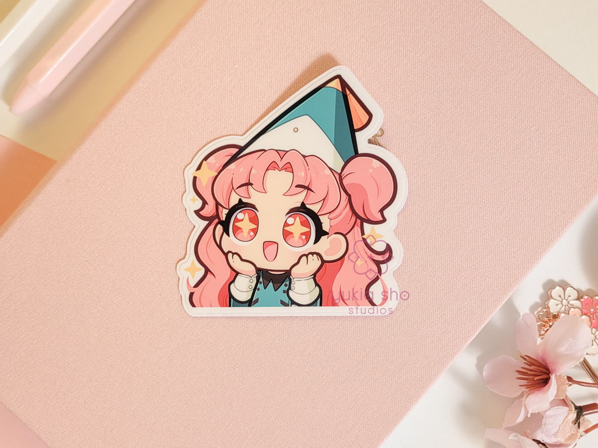 Witch Hat Vinyl Stickers