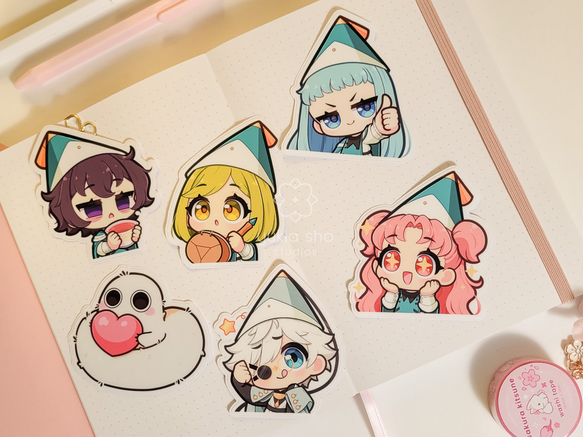 Witch Hat Vinyl Stickers