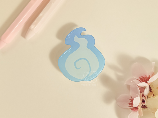 Yokai Flame Acrylic Phone Grip