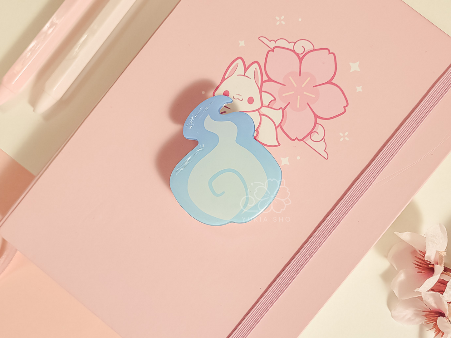 Yokai Flame Acrylic Phone Grip