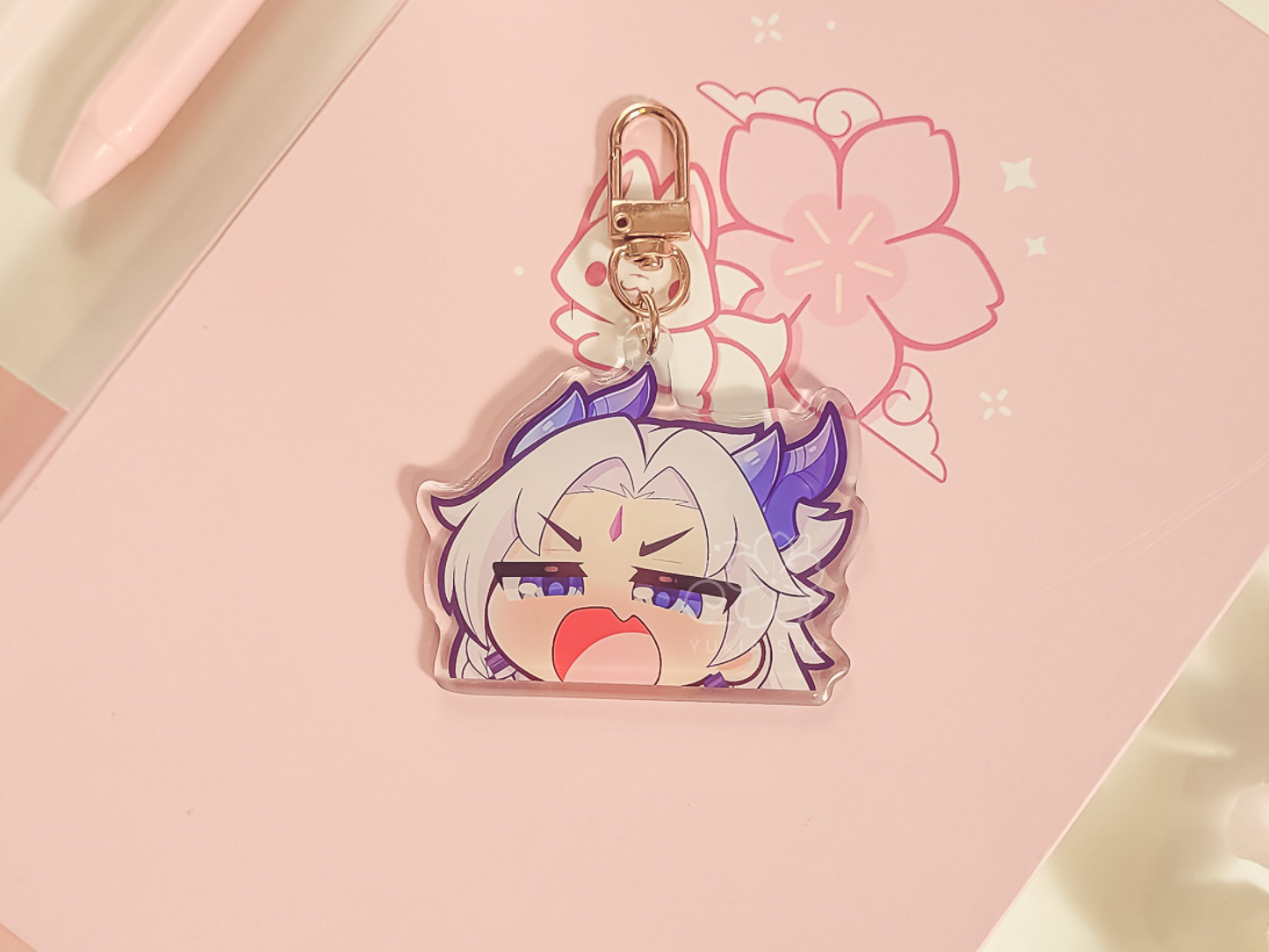 LoL Spirit Blossom Yone  2.5" Acrylic Keychain Charm