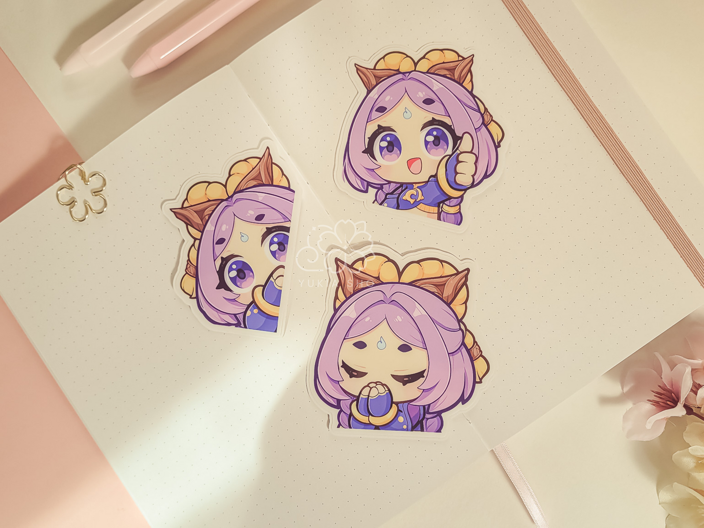 LoL Yunara 3" Vinyl Stickers