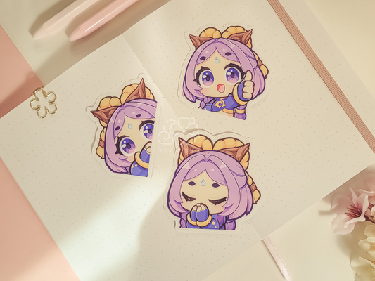 LoL Yunara 3" Vinyl Stickers