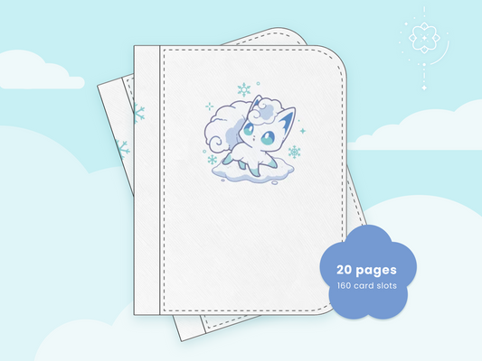 [preorder] snowy mountains tcg binder