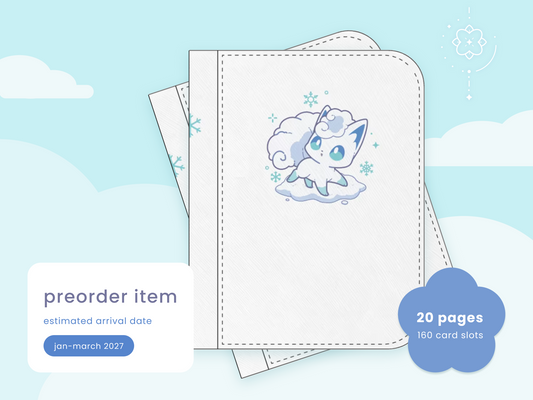 [preorder] snowy mountains tcg binder