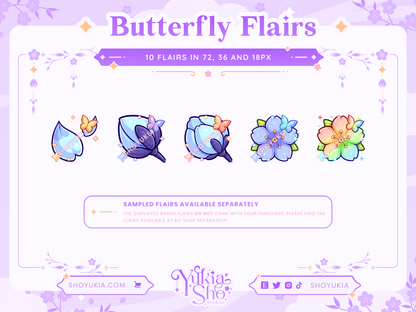 Blooming Sakura Sub Badges