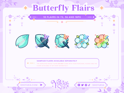 Blooming Sakura Sub Badges