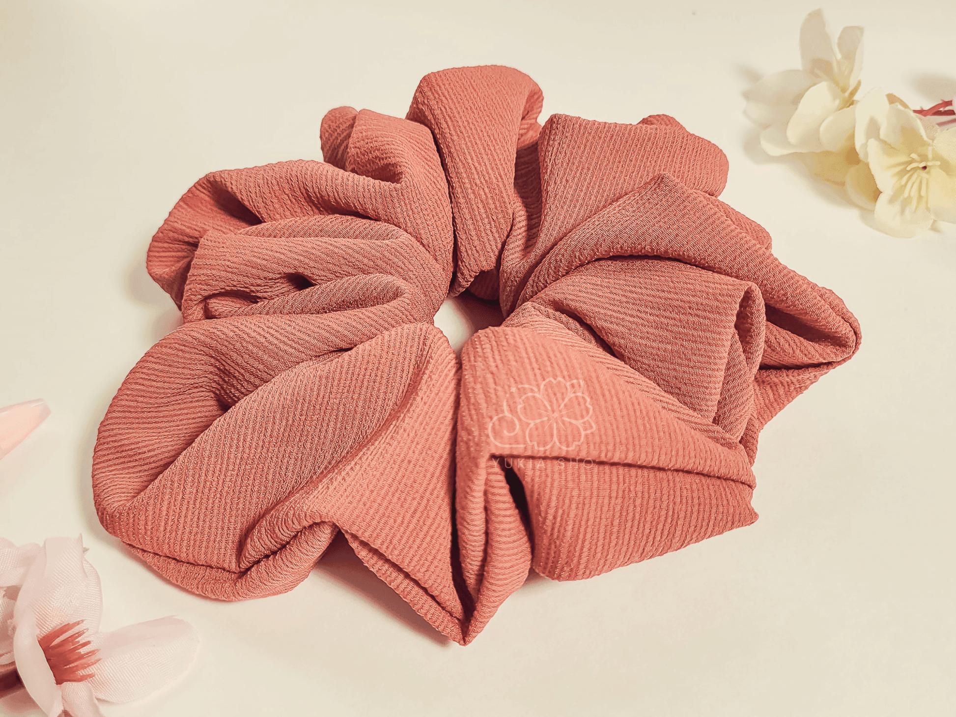 Blush Fluffy XXL Scrunchie - Yukia Sho Studios Ltd.