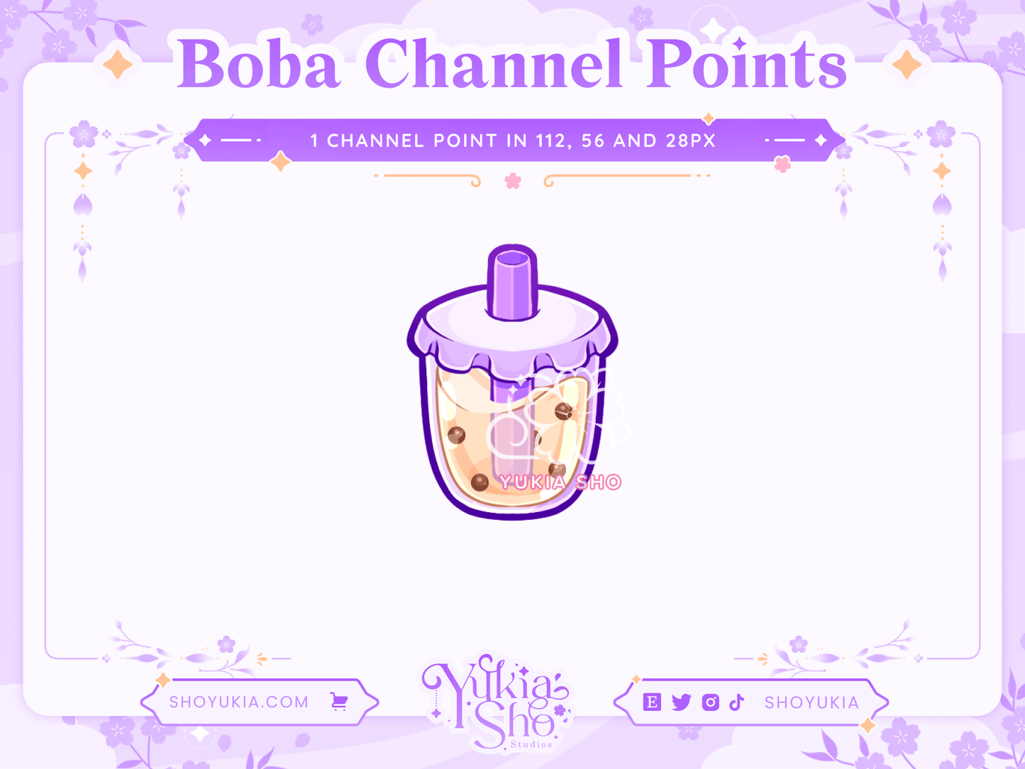 Boba Channel Points - Yukia Sho Studios