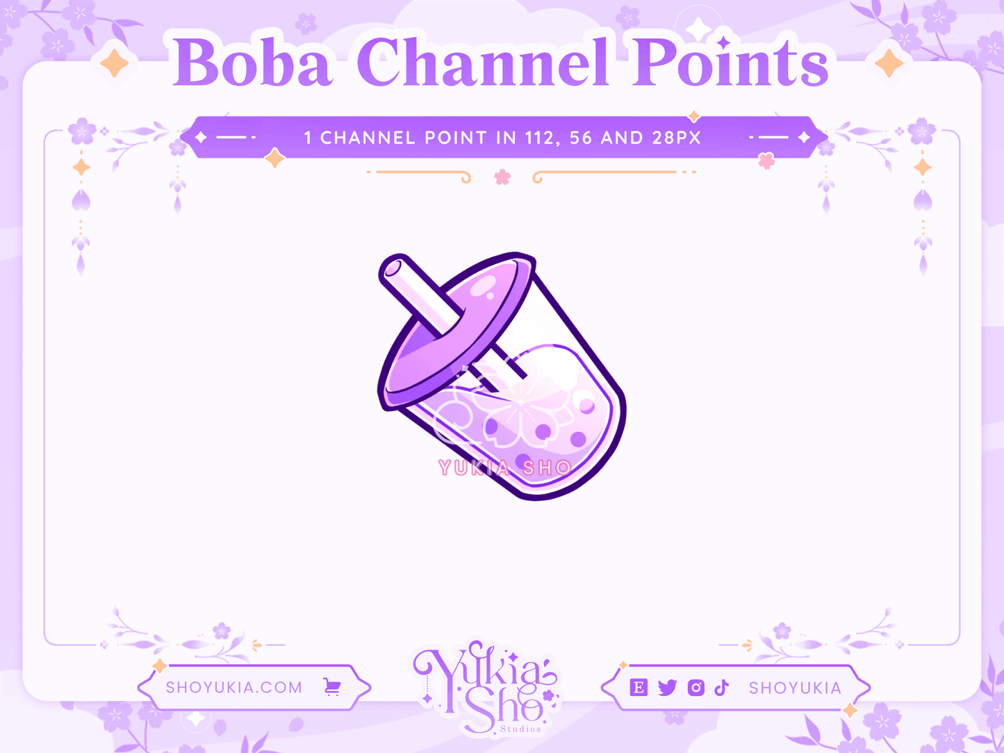 Boba Channel Points - Yukia Sho Studios Ltd.