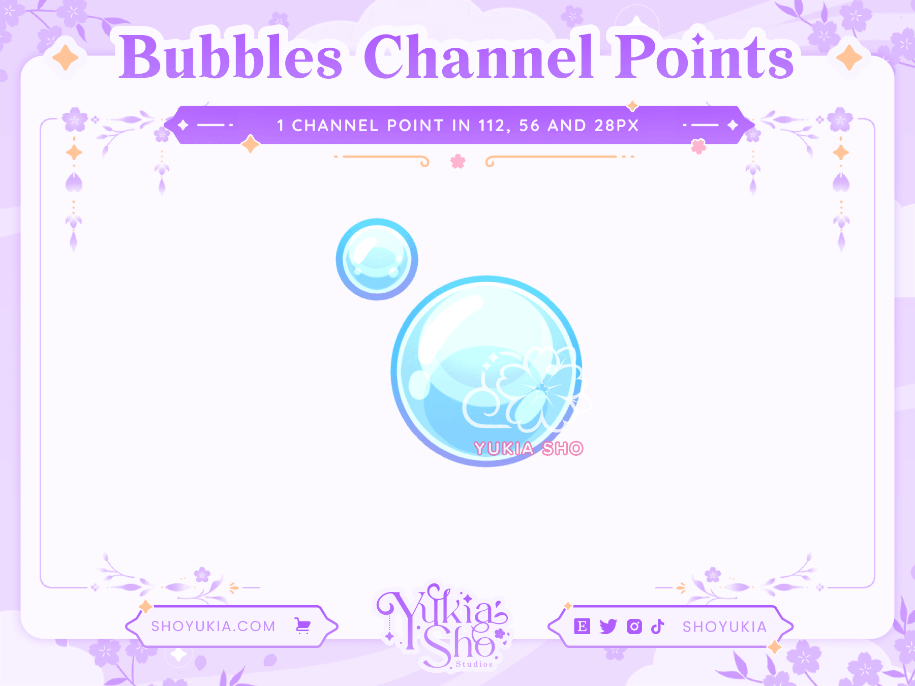Bubbles Channel Points - Yukia Sho Studios