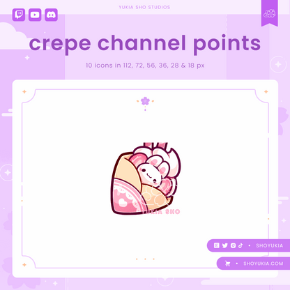 Bunny Crepe Channel Points - Yukia Sho Studios Ltd.