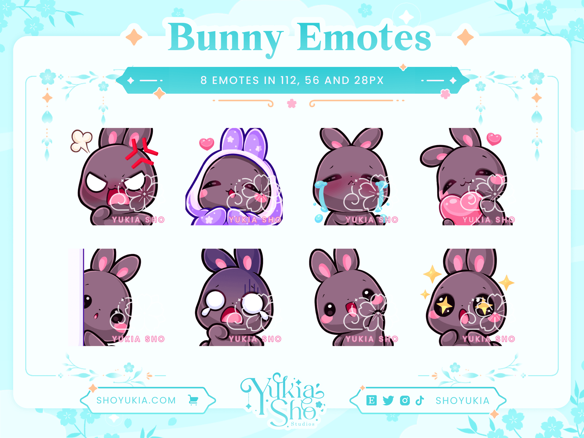 Bunny Emotes - Yukia Sho Studios Ltd.