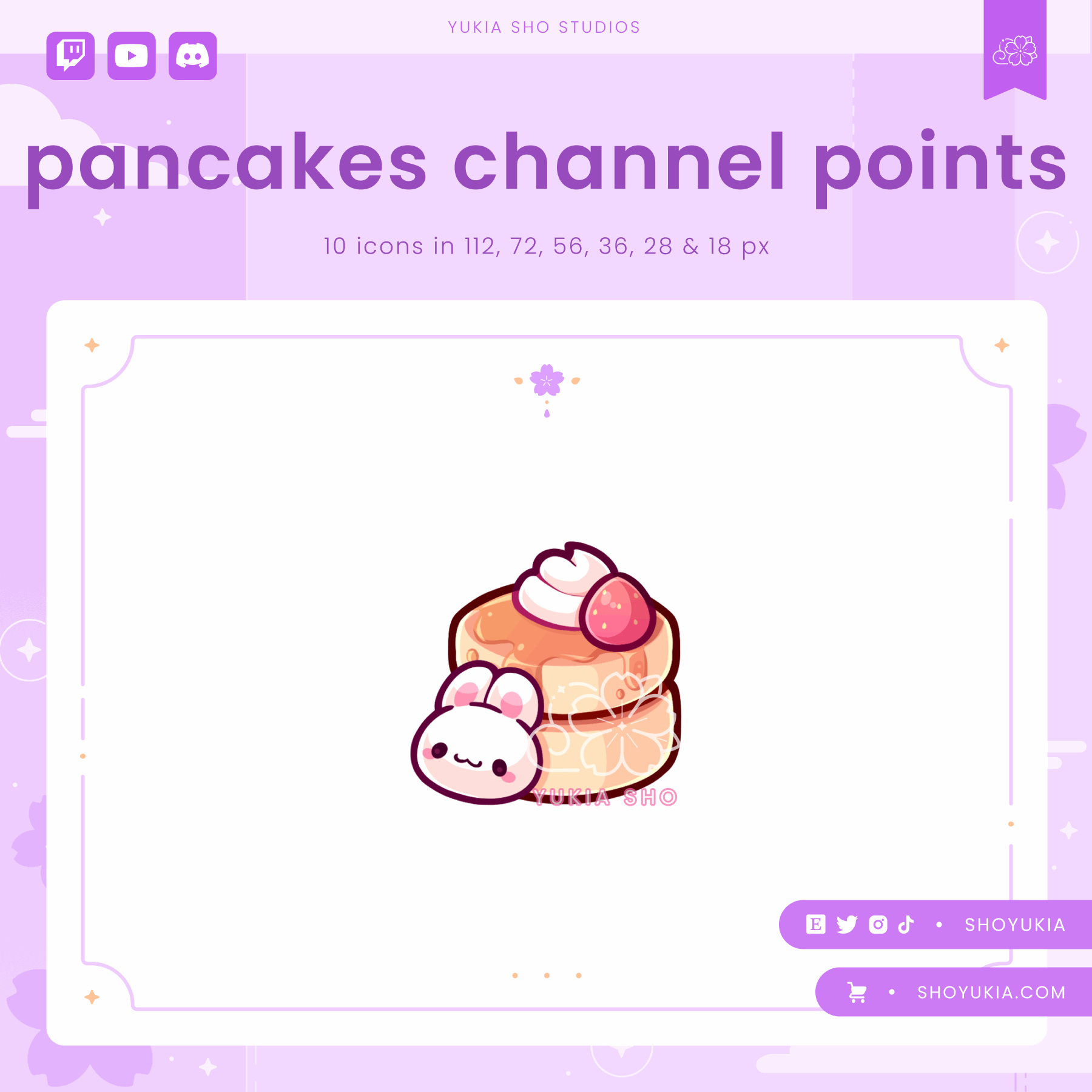 Bunny Pancakes Channel Points - Yukia Sho Studios Ltd.