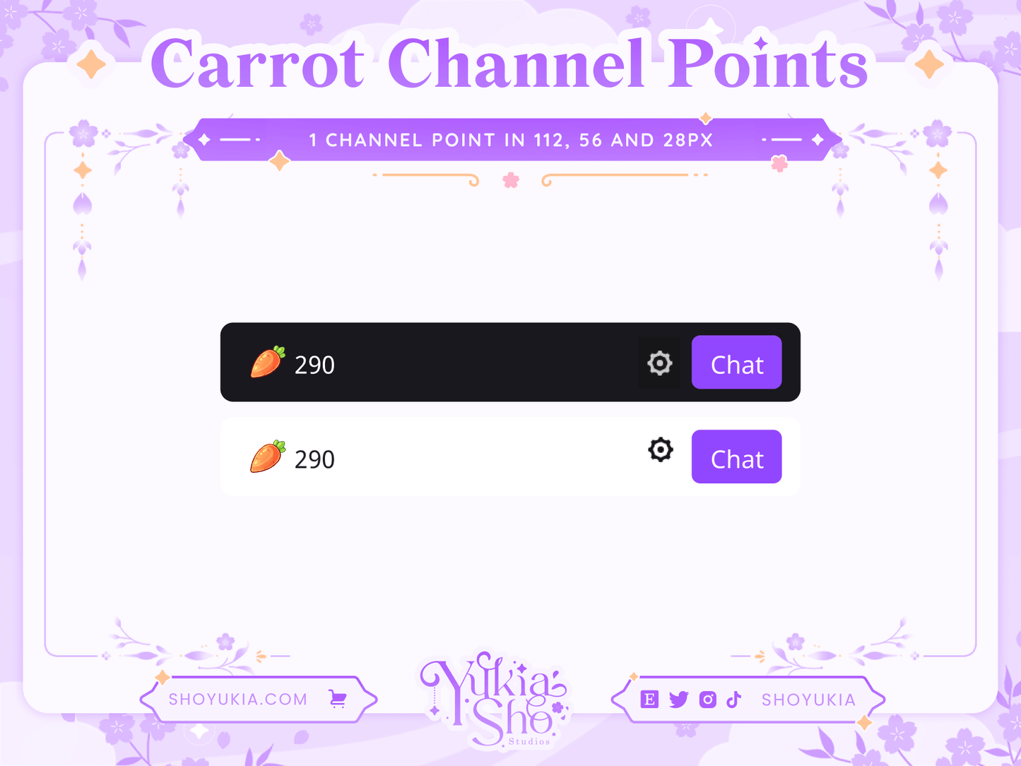 Carrot Channel Points - Yukia Sho Studios
