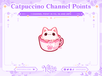 Cat Cafe Catpuccino Channel Points - Yukia Sho Studios