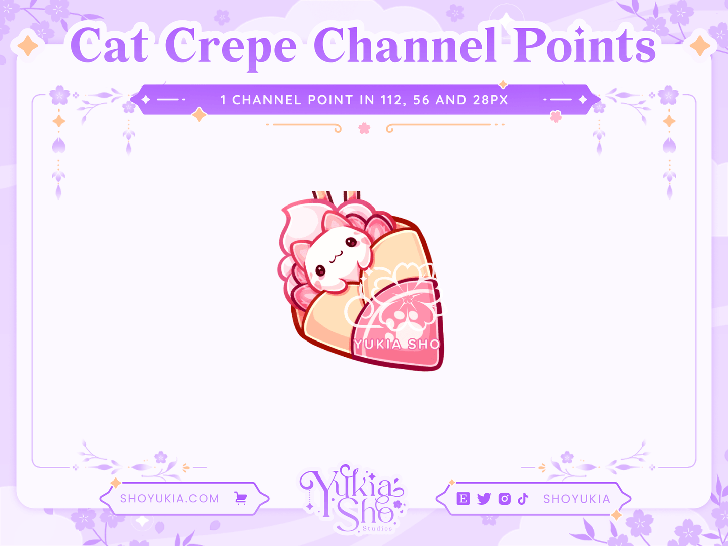 Cat Cafe Crepe Channel Points - Yukia Sho Studios