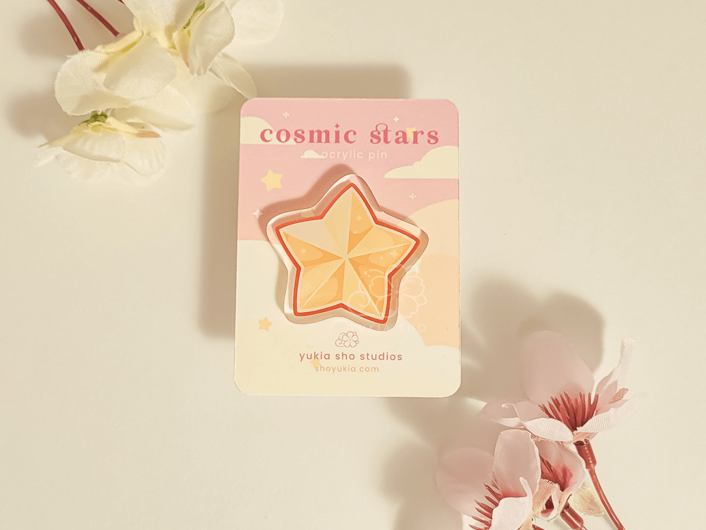 Cosmic Stars 1.5" Acrylic Pin Bundle - Yukia Sho Studios Ltd.