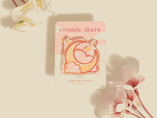 Cosmic Stars 1.5" Acrylic Pin Bundle - Yukia Sho Studios Ltd.