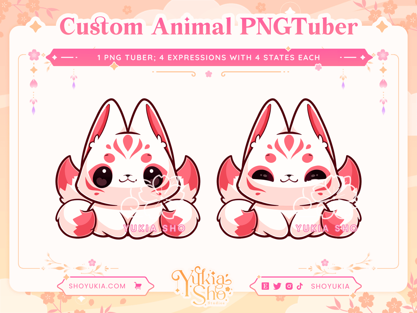 Custom Animal PNGTuber Commission - Yukia Sho Studios Ltd.